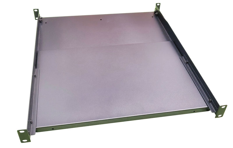 Plateau fixe extractible 800mm, 19"