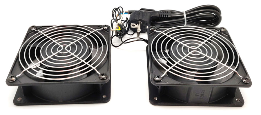 Kit Ventiladores de techo para armario rack 19"