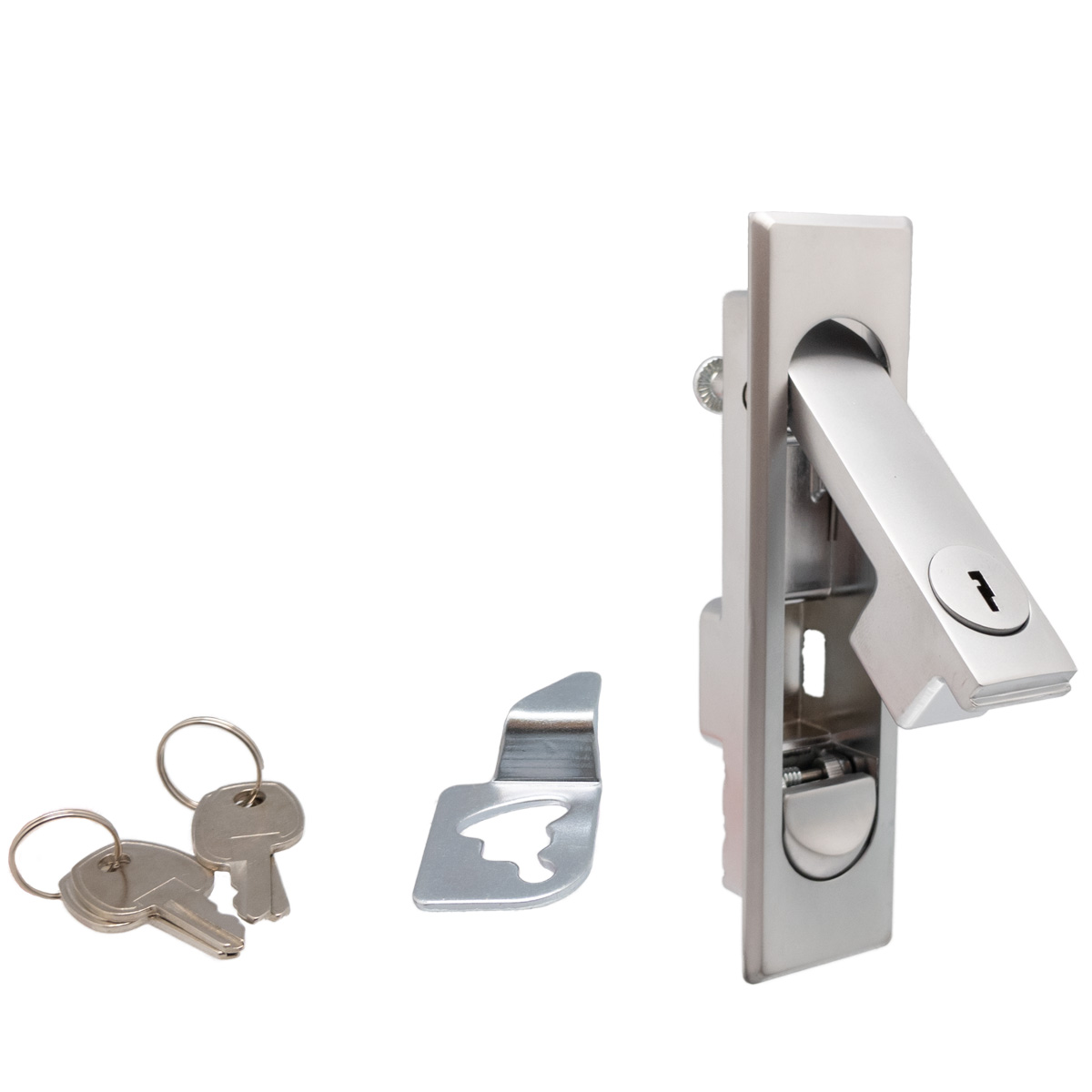 Lock for floor cabinets