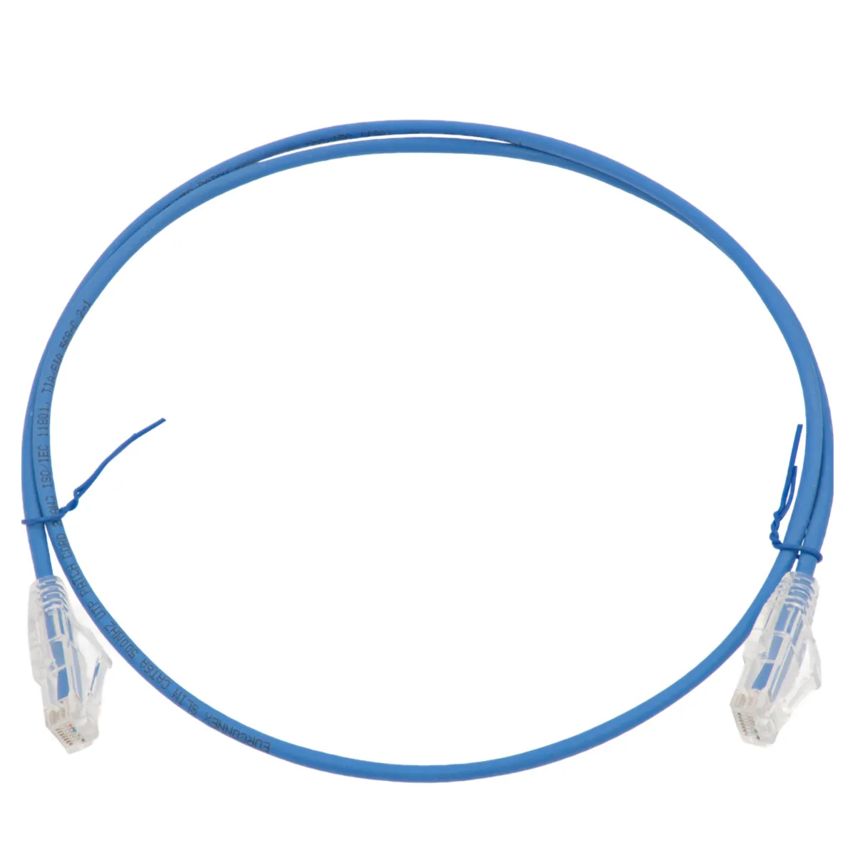Slim Cat.6A UTP LSZH 100% CU, 28AWG, 3m, Azul
