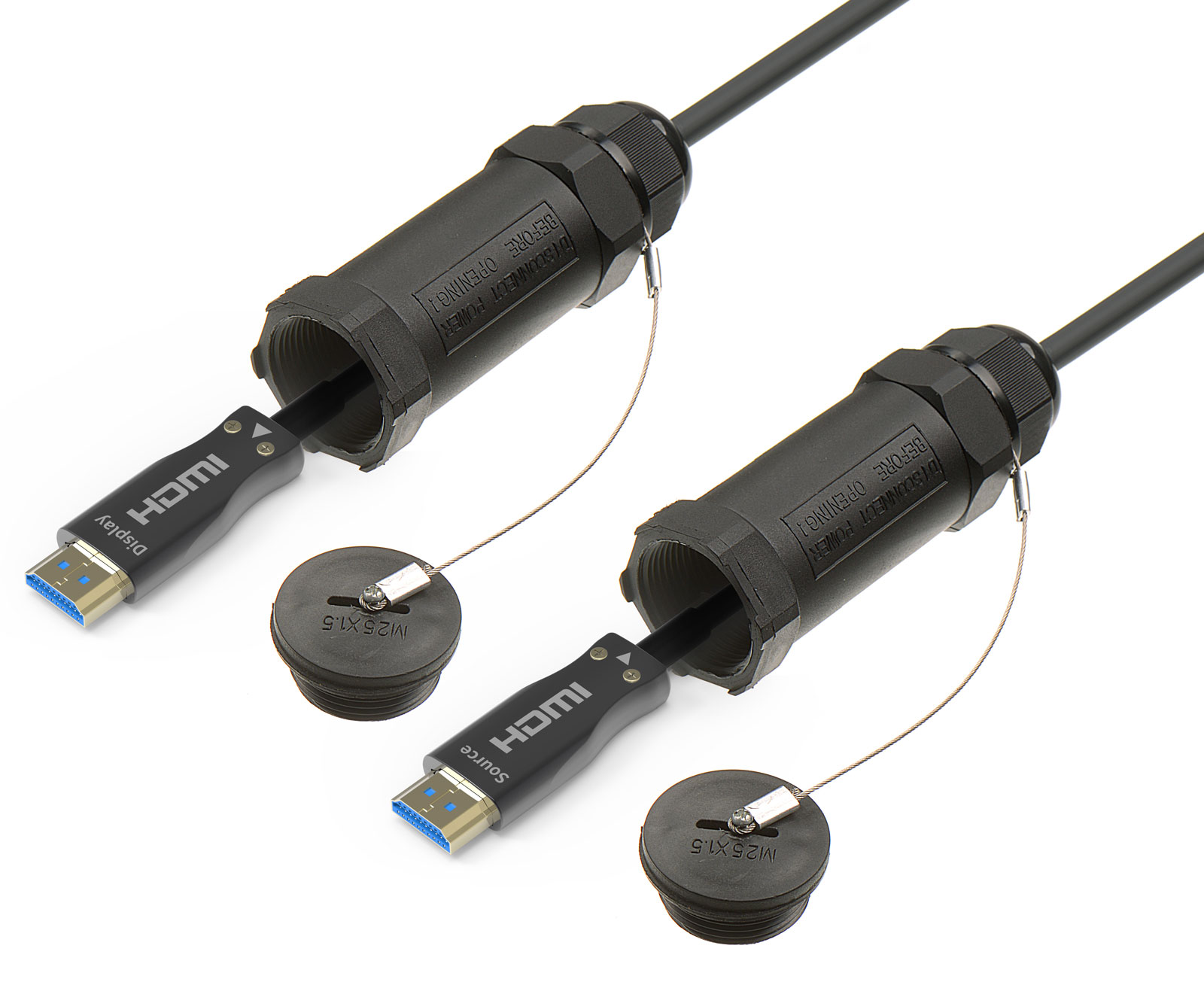 HDMI 2.0 Blindado de fibra óptica 4K@60Hz, 80m