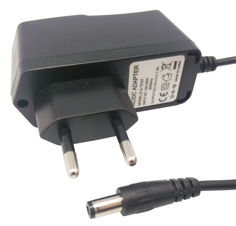 ALIMENTADOR CONMUTADO 12V 0.5A, CONECTOR 5,5x2,1mm