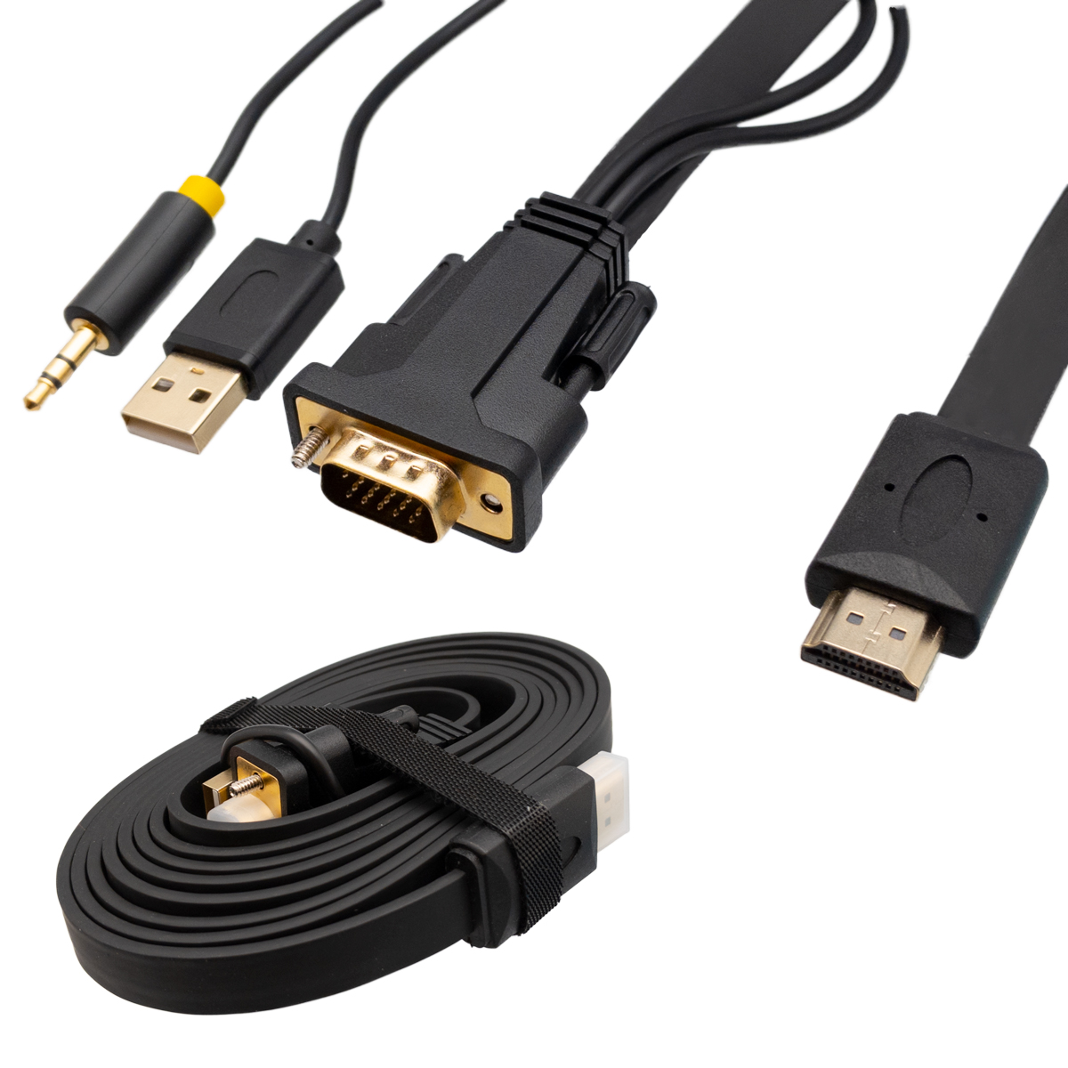 Cable VGA + Audio a HDMI, 1.8m