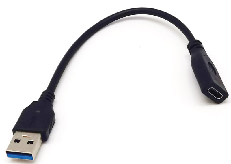 USB C FEMALE TO USB A MALE 3.0V.-20cm.