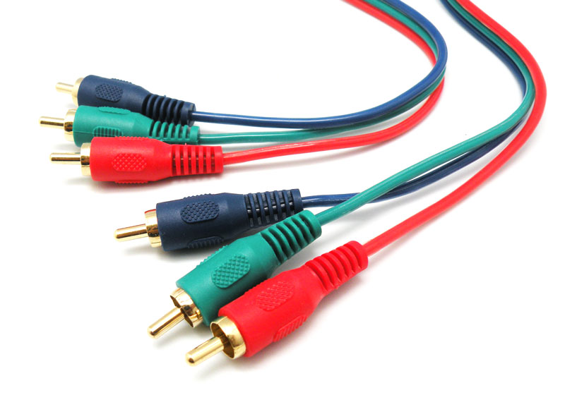 RGB CABLE, 3xRCA MALE- MALE, 3m