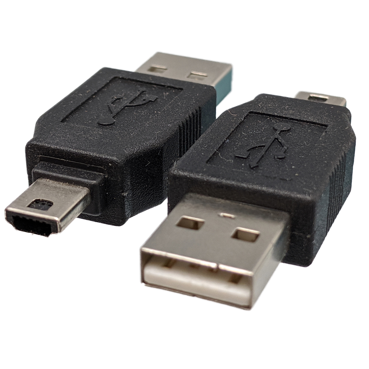 USB A MALE - 5P. MINI USB B MALE