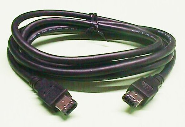 IEEE 1394- FIRE WIRE, 6P.-6P. Ø 6mm, 2m.