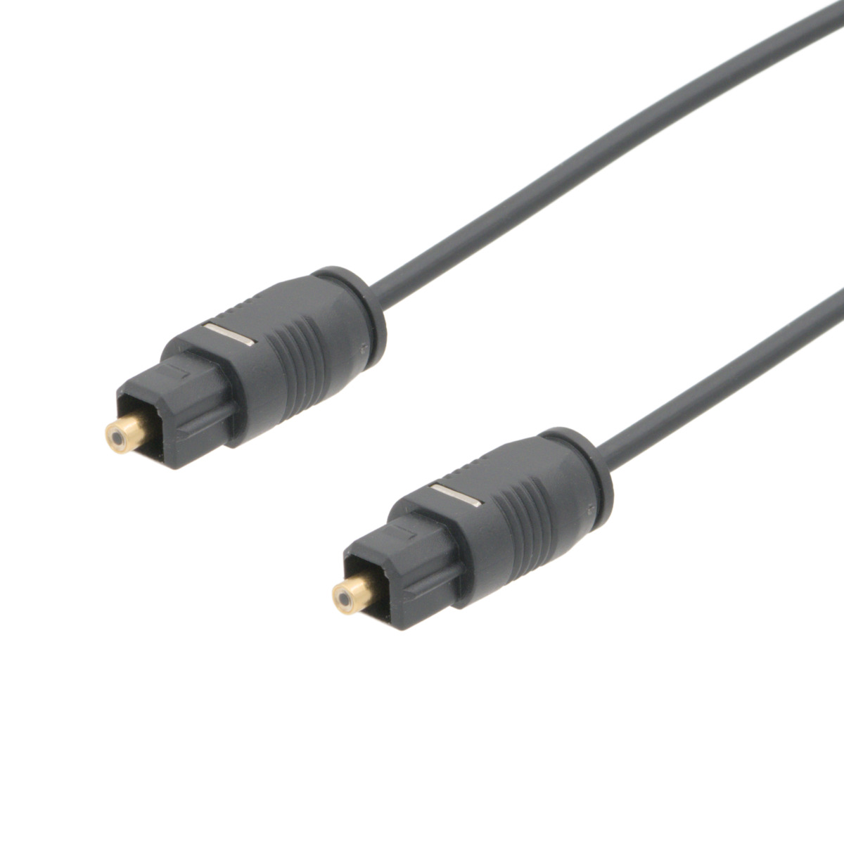 Cable Fibra Óptica TOSLINK 2.2mm - Conexión Macho a Macho de 1.5m