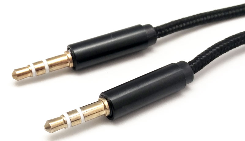 3.5mm Jack stereo Male - Male, 1m, Black