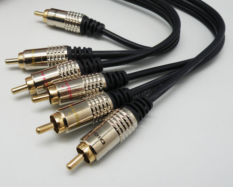 OFC CONEX. 3xRCA PLUG - 3xRCA PLUG, 15m