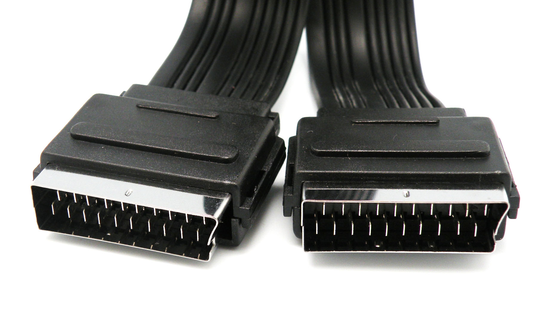 21P SCART PLUG TO 21P SCART PLUG, 0.5m , U TYPE, SEPARATE SHIELDED