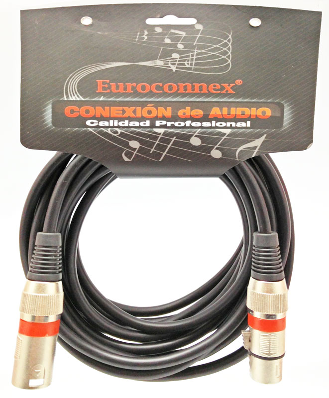 Extension Cable 3P. XLR Male to 3P. XLR Female, 5m