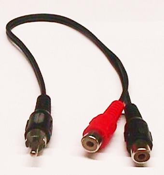 RCA MACHO - 2*RCA HEMBRA, 0.3m