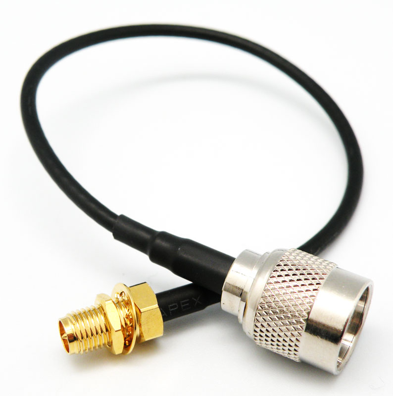 RG-174 CABLE, SMA R/P FEMALE TO TNC R/P MALE, 0.2m