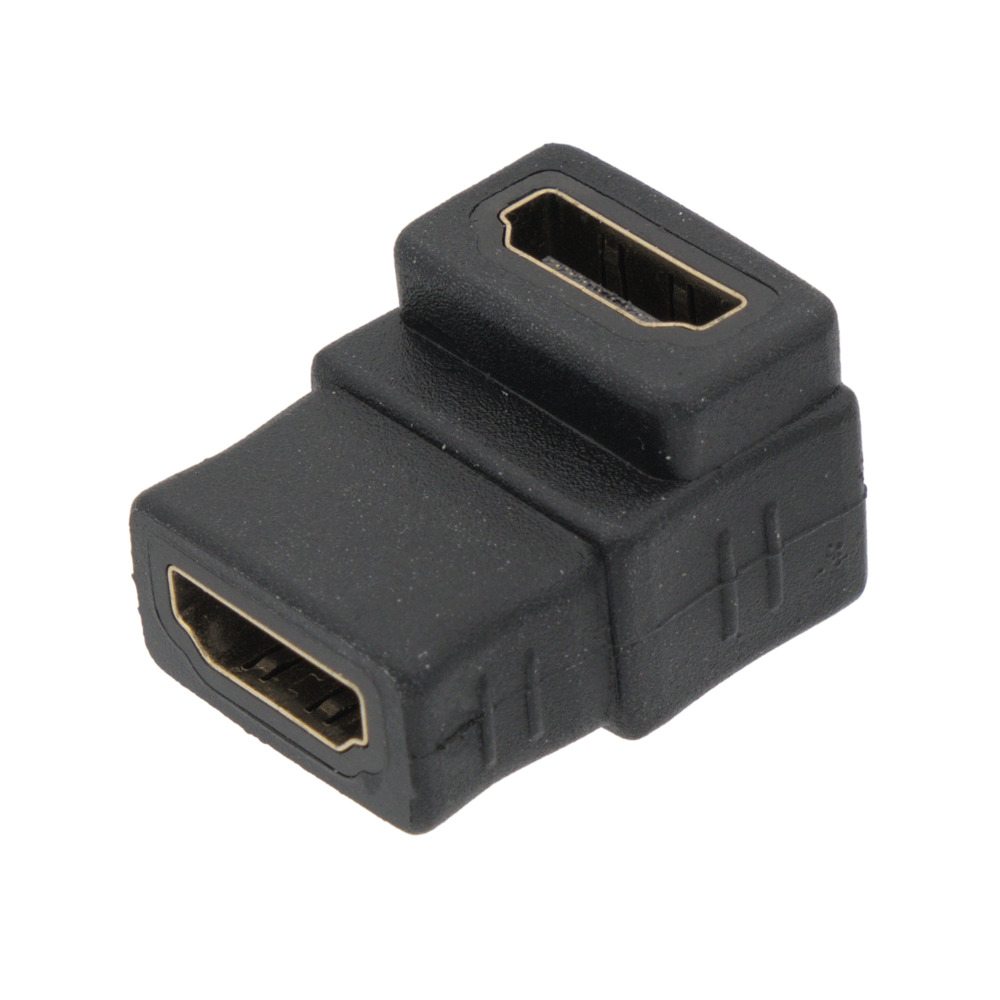 4K Angled HDMI 2.0 Adapter - Double Female Connector