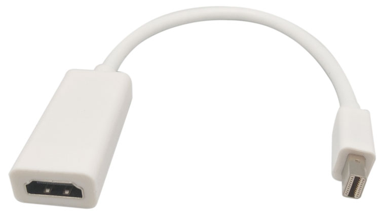 Mini DisplayPort MACHO - HDMI HEMBRA, 0,2m