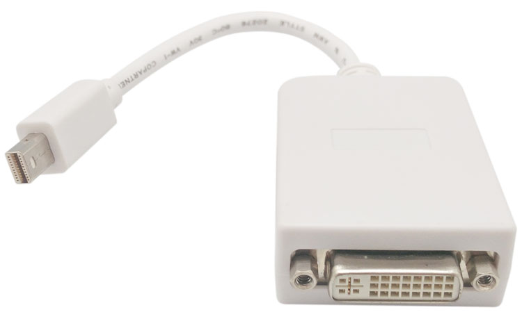 Mini DisplayPort MASCLE - DVI FEMELLA, 0,2m
