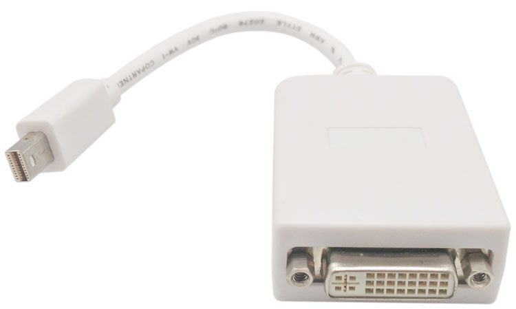 Mini DisplayPOrt MACHO - DVI HEMBRA, 0,2m