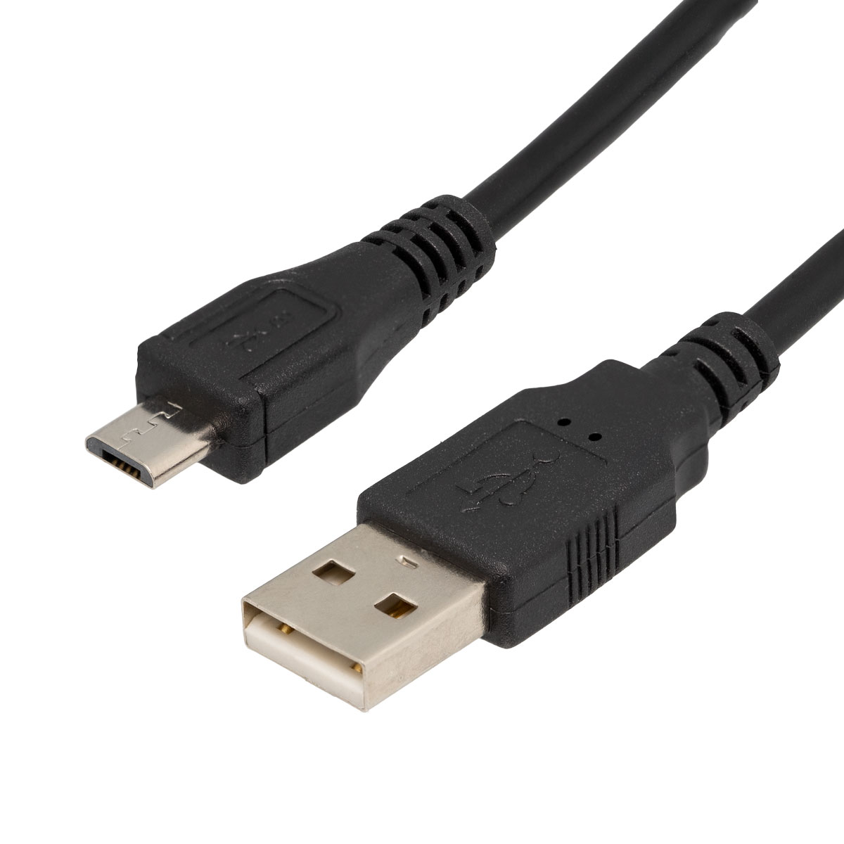 USB A Mascle a Micro USB Mascle, 1m