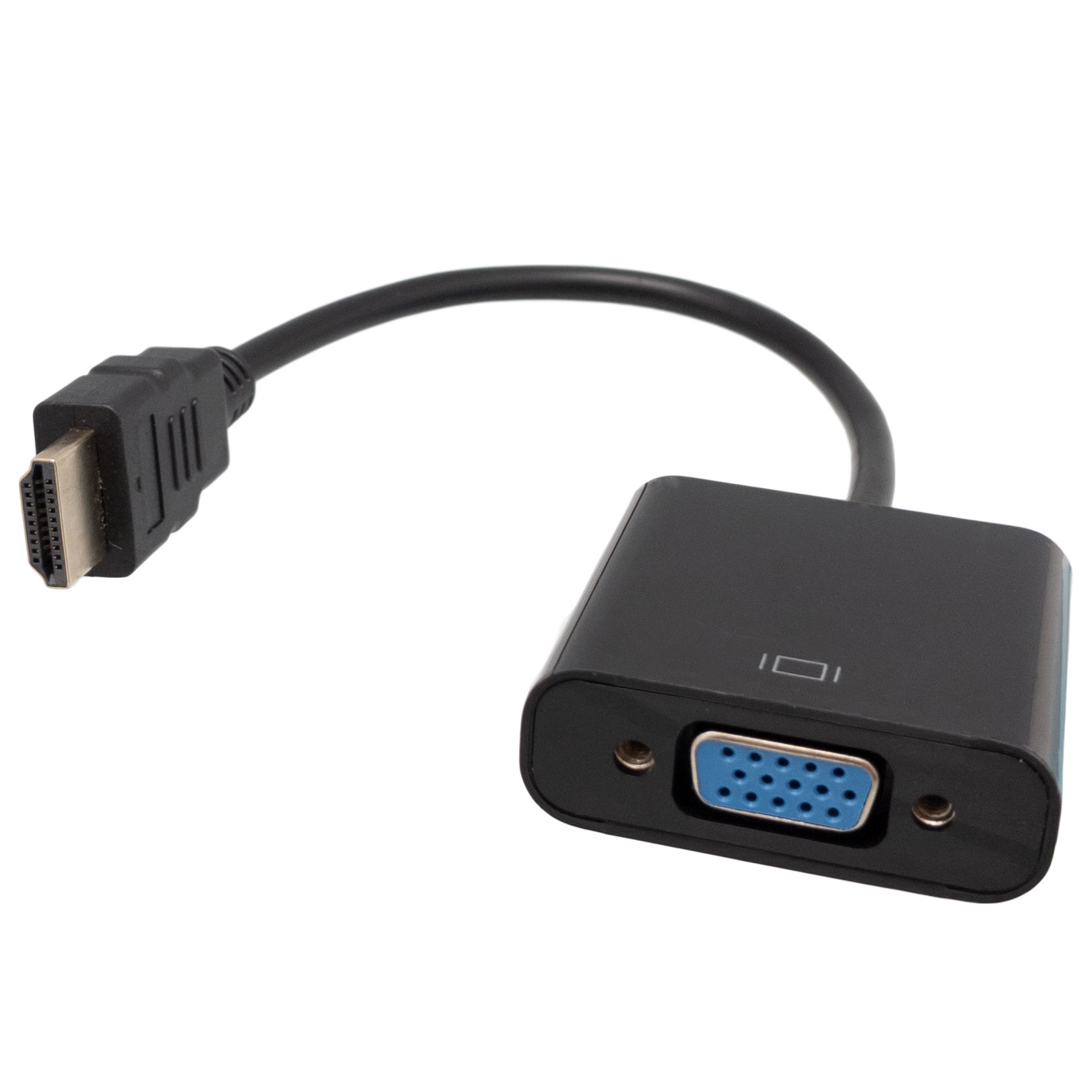 HDMI Mascle - VGA + Àudio, 0.22m Actiu