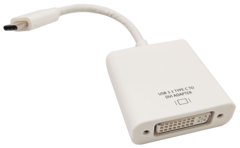 USB-C 3.1 a DVI, 15cm