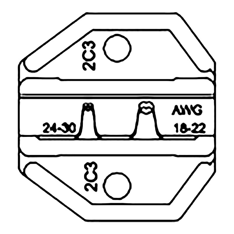 Outil de sertissage des bornes SUB-D