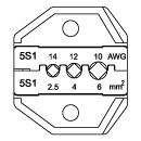 Tenalla per crimpar terminals solars MultiContact 3 AWG 14, 12, 10