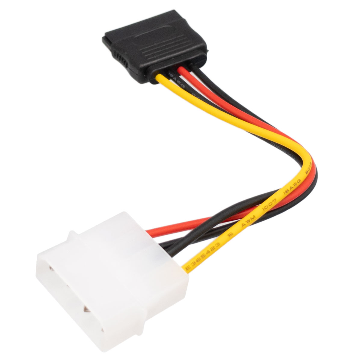 SATA 15P. MALE TO 5.25" MALE, 0.15m