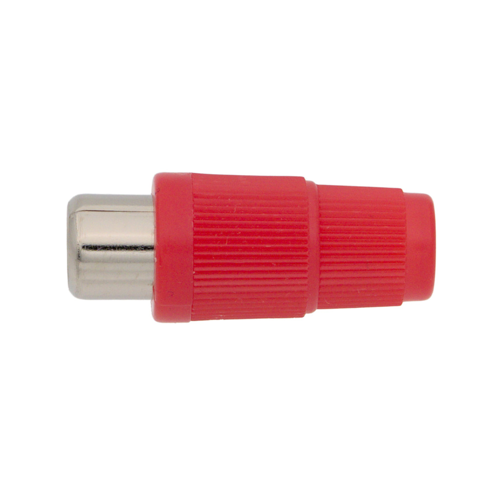 RCA phono jack, red