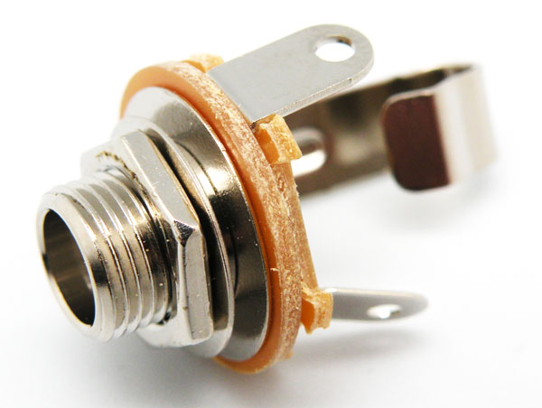 Jack 6.4mm Mono Châssis Ouvrir circuit