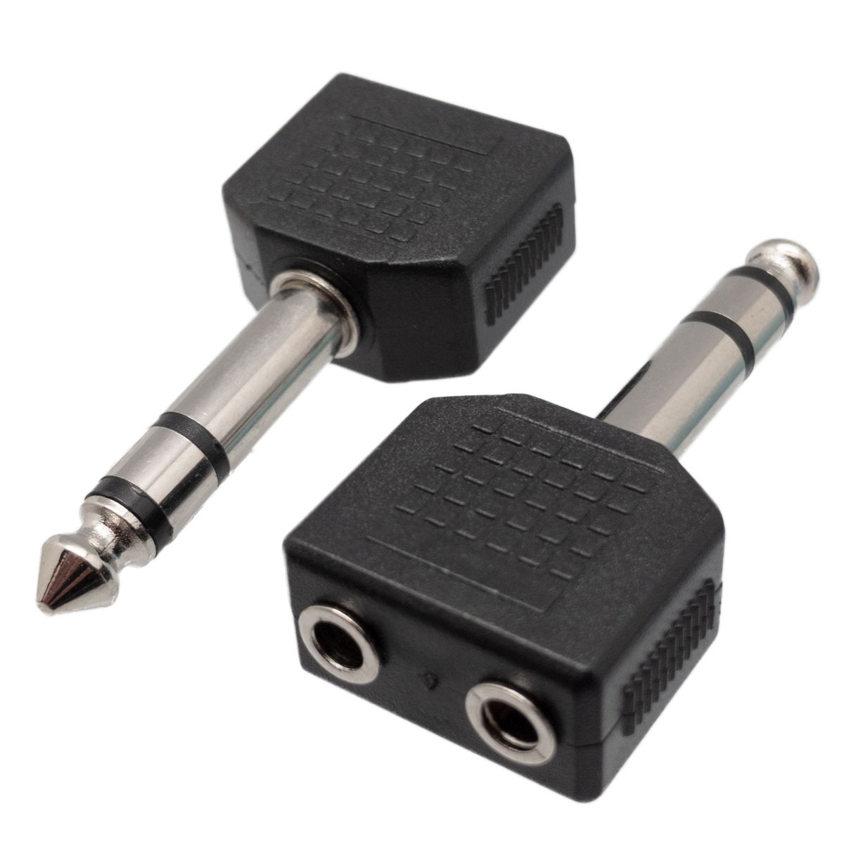 6.4mm ESTEREO MACHO - 2x 3.5mm ESTEREO HEMBRA