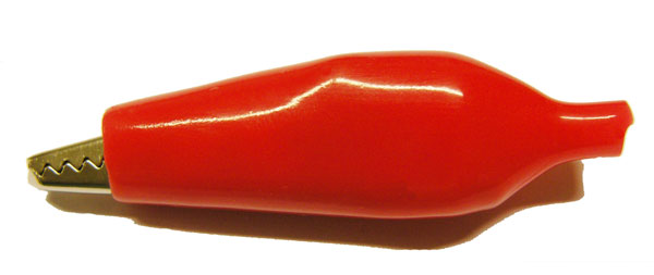 PINZA COCODRILO GRANDE, ROJO