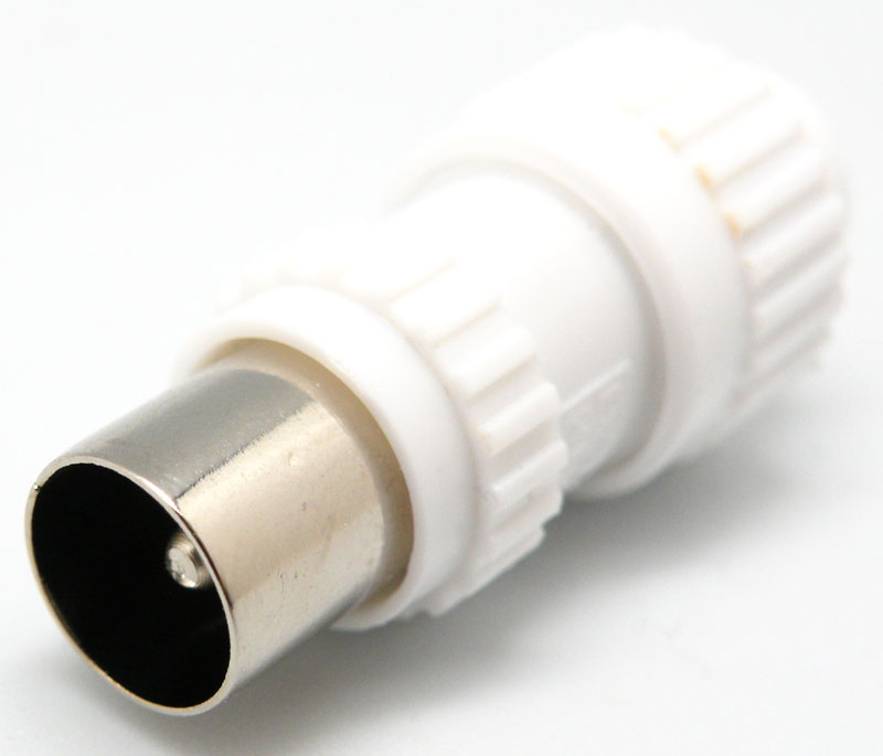 TV MALE PLUG (SCREW TYPE), 9.5mm