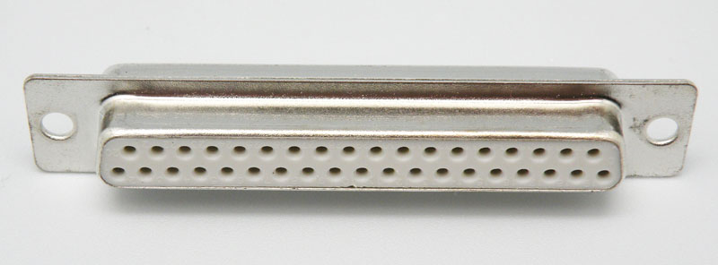 37P. D-SUB FEMALE, STANDARD SOLDER TYPE, STAMPED PIN