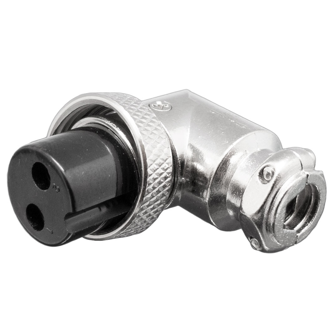 90° 2P MIC FEM.CONNECTOR