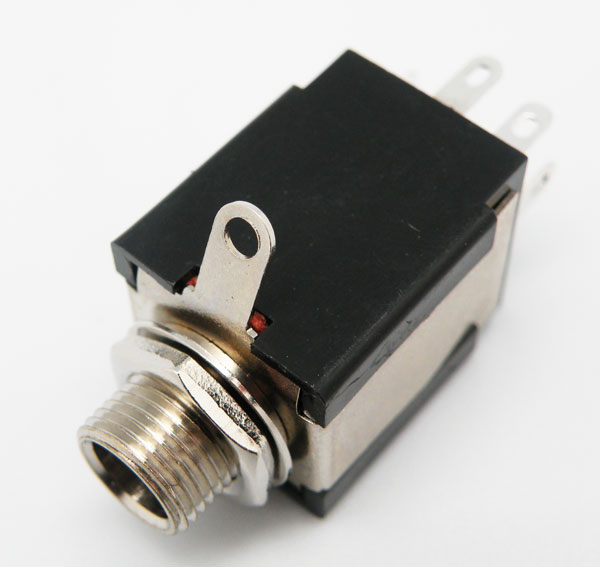 6.4mm Mono Châssis Souder, double c/Fermé