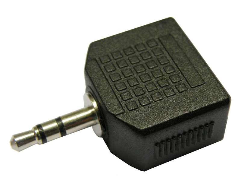 3.5mm STEREO PLUG - 2x 3.5mm MONO JACK