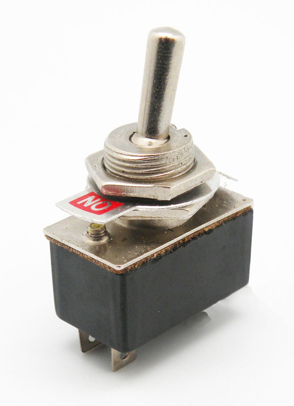 2P TOGGLE SWITCH (SPST) ON-OFF, 120V. 3A