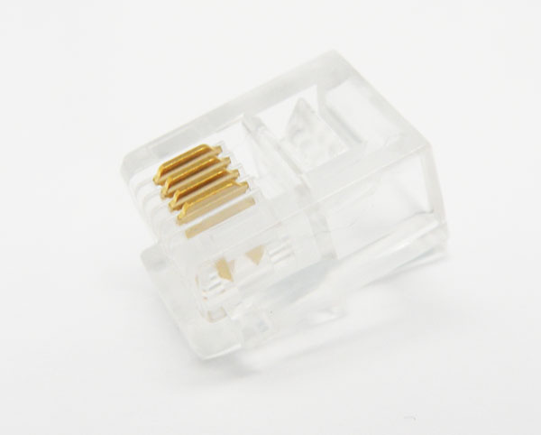 RJ-11, PER CABLE PLA 6P4C