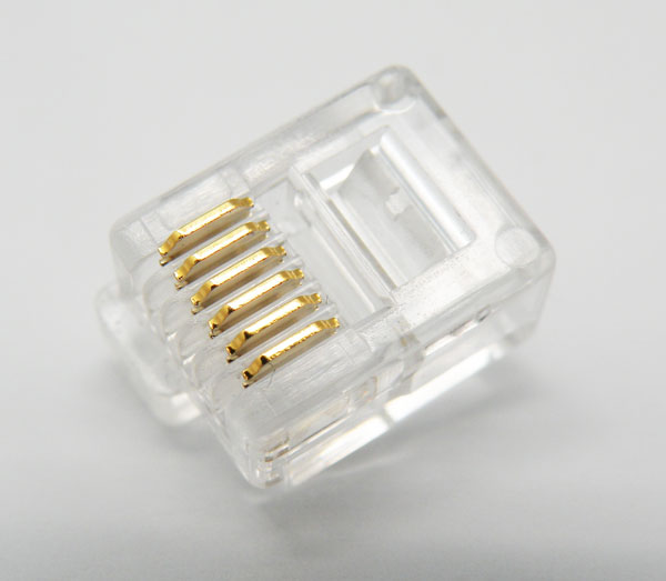 MODULAR TELEPHONE PLUG 6P6C DEC Type