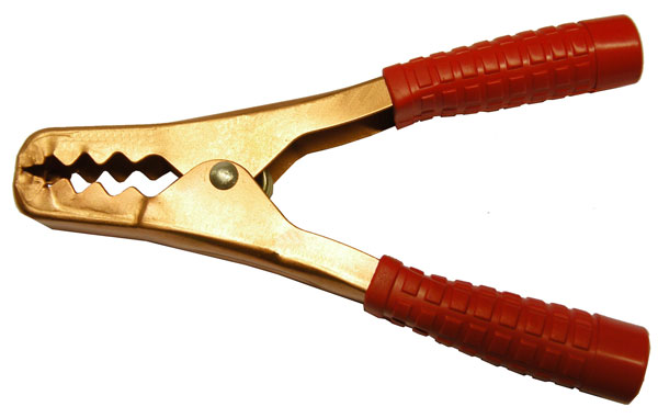 PINZA BATERIA ROJA, 75A. L= 135mm