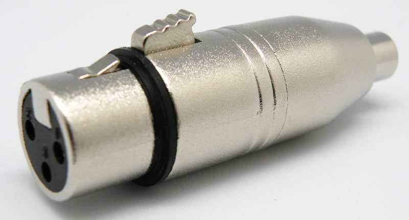 3p XLR Femella a RCA Femella