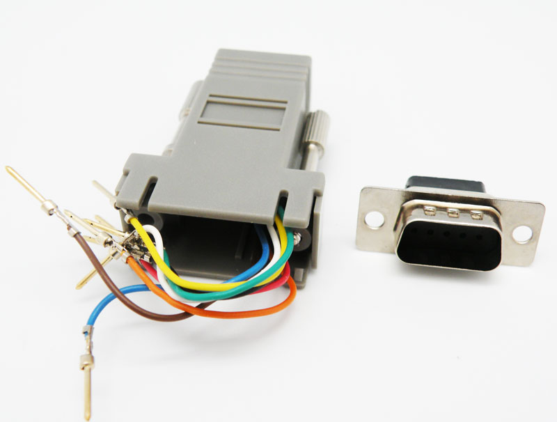 Adaptateur, DB9 Mâle à RJ45 Femelle 8C