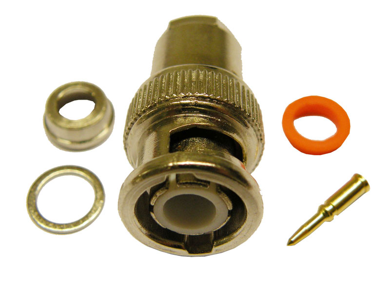 RG-59, BNC Male Clamp type (1P/BAG)