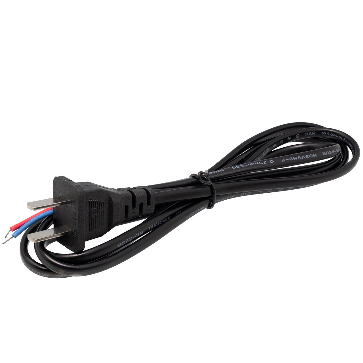 US-POWER SUPPLY CABLE, 2x0.75mm, 1.5m