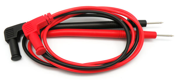 RIGHT ANGLE TEST LEAD SET - BANANA PLUG TYPE