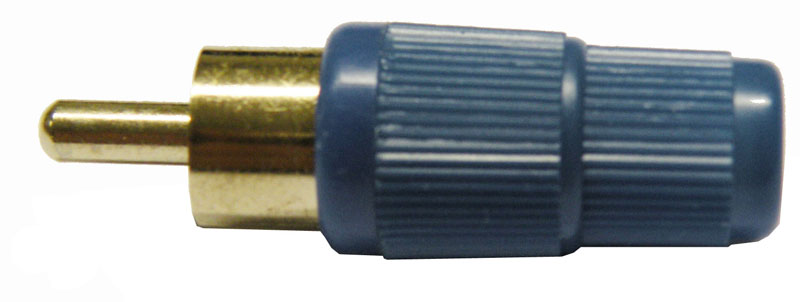 RCA PHONO PLUG, BLUE