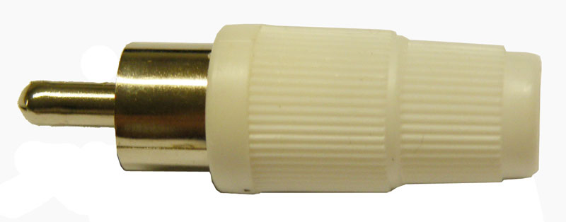 RCA Mâle, blanc