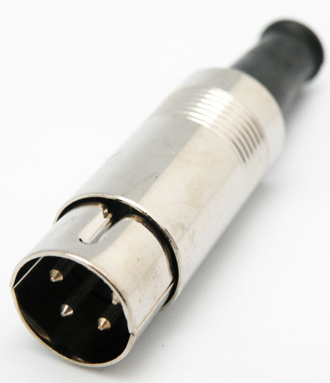 4P METALIC DIN PLUG