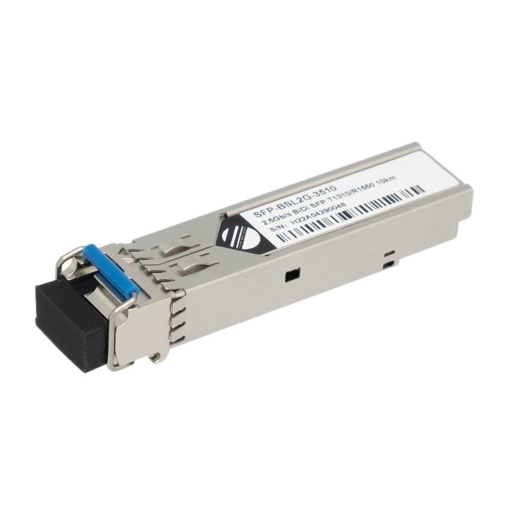 SFP BiDi 2.5Gbps, LC Simplex, Monomodo TX:1310 RX:1550nm - 10Km